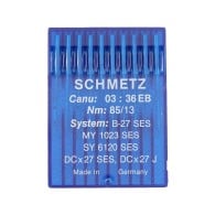 Schmetz needles B27SES 85/13 Light ball point industrial overlock